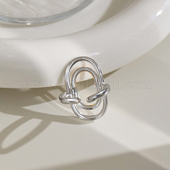 304 Stainless Steel Cuff Open Rings&nbsp;WGF45B4-01