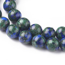 Assembled Synthetic Lapis lazuli and Malachite Beads Strands&nbsp;G-L528-03C