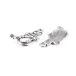 Tibetan Style Alloy Pendant Enamel Settings&nbsp;PALLOY-N160-73AS