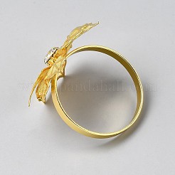 Flower Iron Napkin Rings&nbsp;AJEW-WH0696-317