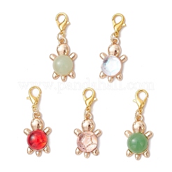 Tortoise Acrylic Alloy Pendant Decorations&nbsp;HJEW-JM03730
