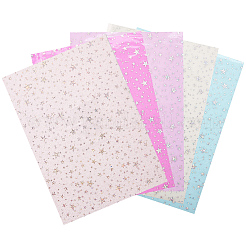 5Pcs 5 Colors PU Leather Fabrics&nbsp;DIY-CP0013-66B