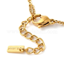 304 Stainless Steel Multi-Strand Dragonfly Link Bracelets for Women&nbsp;BJEW-K237-13G