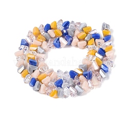 Mixed Styles Electroplate Glass Beads Strands&nbsp;EGLA-Q135-03A-C05