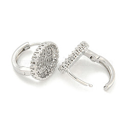 Brass Hoop Earring Findings&nbsp;KK-S386-02P