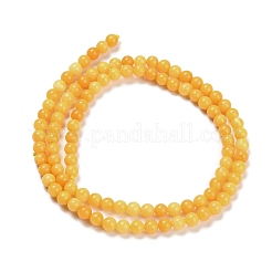 Natural Beeswax Beads Strands&nbsp;G-Z100-A01-4mm