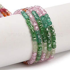 Gradient Color Cubic Zirconia Bead Strands&nbsp;ZIRC-F144-02A