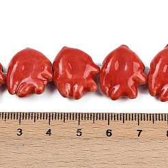 Handmade Porcelain Beads Strands&nbsp;PORC-C007-01D