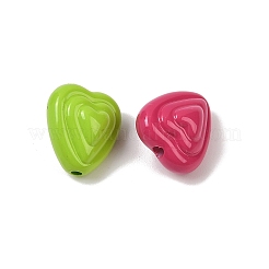 Baking Paint Opaque Acrylic Beads&nbsp;OACR-F014-04
