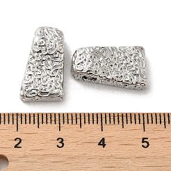 Textured Brass Beads&nbsp;KK-H455-05P