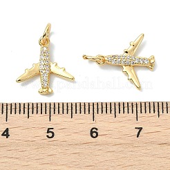 SHEGRACE Brass Clear Cubic Zirconia Charms&nbsp;XGRQ3P695-626G