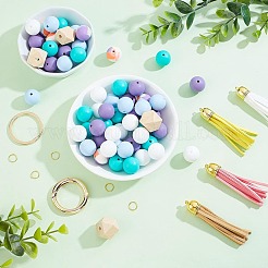 DIY Charm Keychain Wristlet Making Kit&nbsp;DIY-CA0004-51