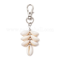 Natural Cowrie Shell Pendant Decorations&nbsp;HJEW-JM03096-02