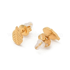 304 Stainless Steel Stud Earrings for Women&nbsp;STAS-Z117-14G-03