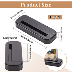 Rectangle Plastic Sports Star Collection Card Holder&nbsp;ODIS-WH0329-21