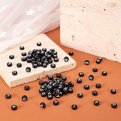 500Pcs 5 Style Opaque Acrylic Beads&nbsp;SACR-TA0001-16