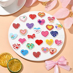 50Pcs 25 Styles PVC Plastic Cabochons&nbsp;FIND-CJ0002-94