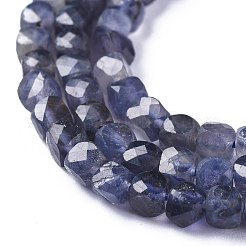 Natural Cordierite/Iolite/Dichroite Beads Strands&nbsp;G-E560-A19