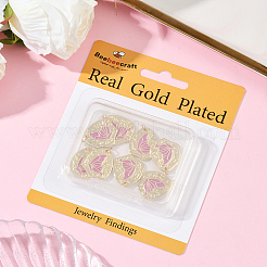 8Pcs Rack Plating Brass Enamel Pendants&nbsp;KK-BBC0020-68