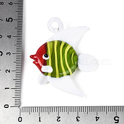 Handmade Lampwork Pendants&nbsp;LAMP-T025-02E
