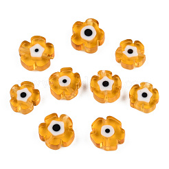 Handmade Evil Eye Lampwork Beads Strands&nbsp;LAMP-N029-018-06