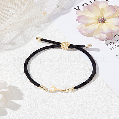 1Pc Adjustable Nylon Cord Slider Bracelets for Women&nbsp;BJEW-LP0001-32Y-01