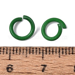 Spray Painted Iron Open Jump Rings&nbsp;IFIN-T017-04B-11