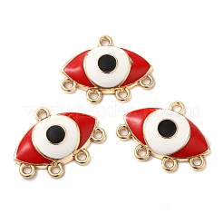 Alloy Enamel Chandelier Component Links&nbsp;PALLOY-E027-VF707-2