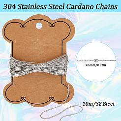 10M 304 Stainless Steel Boston Link Chains&nbsp;CHS-SC0001-06
