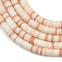 Handmade Polymer Clay Beads Strands&nbsp;PY-CBA18ED-02A