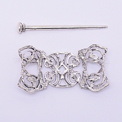 Tibetan Style Alloy Hair Forks&nbsp;OHAR-WH0016-34