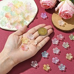 Opaque Plastic Bead Caps&nbsp;KY-CJC0012-03