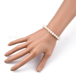 Natural Cultured Freshwater Pearl Beaded Bracelets&nbsp;BJEW-JB05434-02