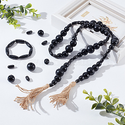 120Pcs 6 Styles Natural Wood Beads&nbsp;WOOD-GA0001-84