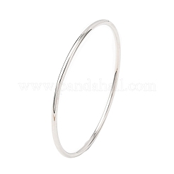 201 Stainless Steel Plain Bangles for Women&nbsp;BJEW-B150-07P