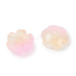 Transparent Spray Paint Glass Beads&nbsp;X1-GLAA-H035-04C