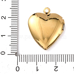 304 Stainless Steel Locket Pendants&nbsp;STAS-K329-01B-G