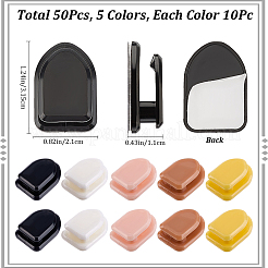 50Pcs 5 Colors Self-adhesive ABS Plastic Car Headrest Hook&nbsp;FIND-CP0002-52