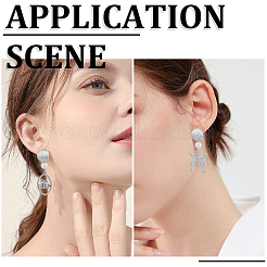 20Pcs Brass Ear Stud Findings&nbsp;KK-BBC0002-60P