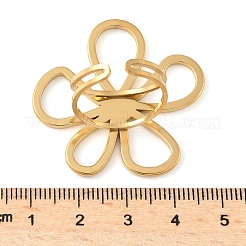 304 Stainless Steel Open Cuff Rings for Women&nbsp;RJEW-U060-04A-G