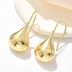 Teardrop Brass Dangle Earrings&nbsp;EJEW-B132-07G