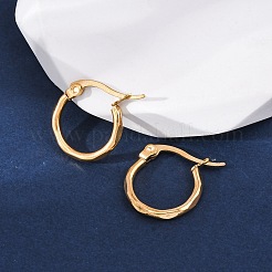 304 Stainless Steel Hoop Earrings&nbsp;EJEW-D195-M