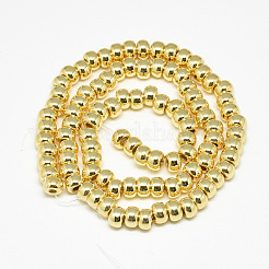 Electroplate Non-magnetic Synthetic Hematite Beads Strands&nbsp;X-G-Q465-38G