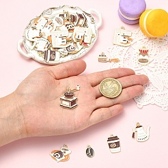 40Pcs 8 Styles Alloy and Enamel Pendants&nbsp;FIND-YW0012-50