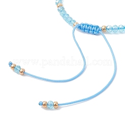 2Pcs Adjustable Glass Seed Beads & Glass Beads Braided Bead Bracelets Set&nbsp;BJEW-MZ00287-02