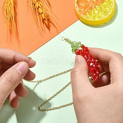 Glass Woven Big Pendants&nbsp;PALLOY-CJ00064