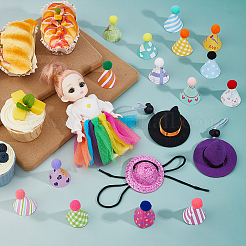 Birthday Hat Paper Cake Insert Card Decoration&nbsp;DIY-FH0010-01