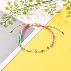 Adjustable Nylon Thread Braided Bead Bracelets&nbsp;BJEW-JB05594-02