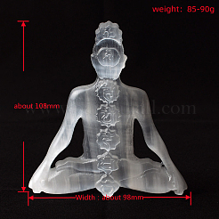 Seven Chakras Selenite Feng Shui Home Decoration&nbsp;PW-WG84093-01
