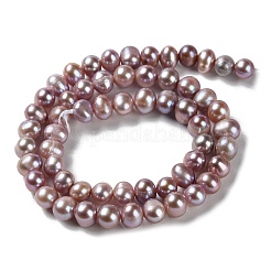 Natural Cultured Freshwater Pearl Beads Strands&nbsp;PEAR-E018-18